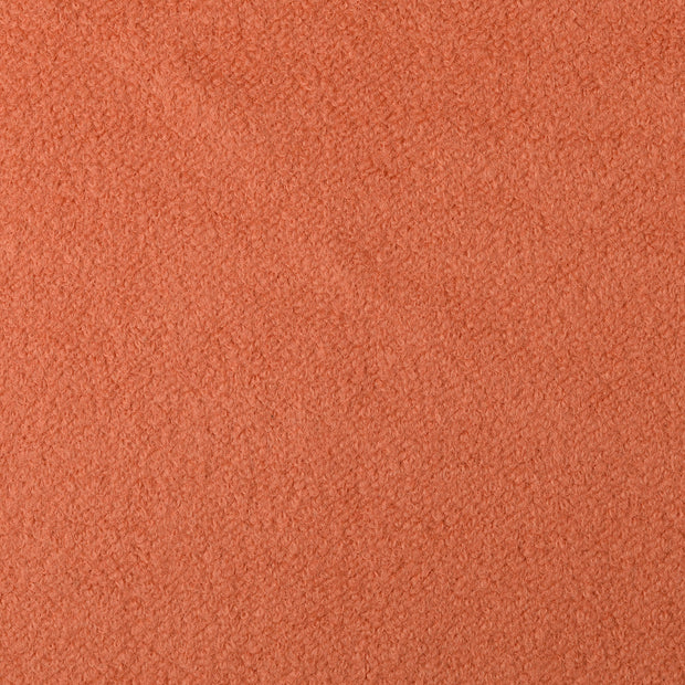 Wool Boucle fabric Rust