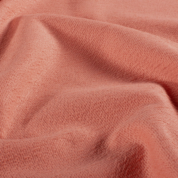 Terry Crepe fabric Unicolour Coral