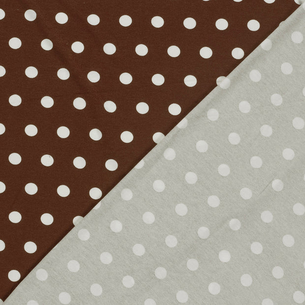 Viscose Vortex Jersey fabric Dots printed 