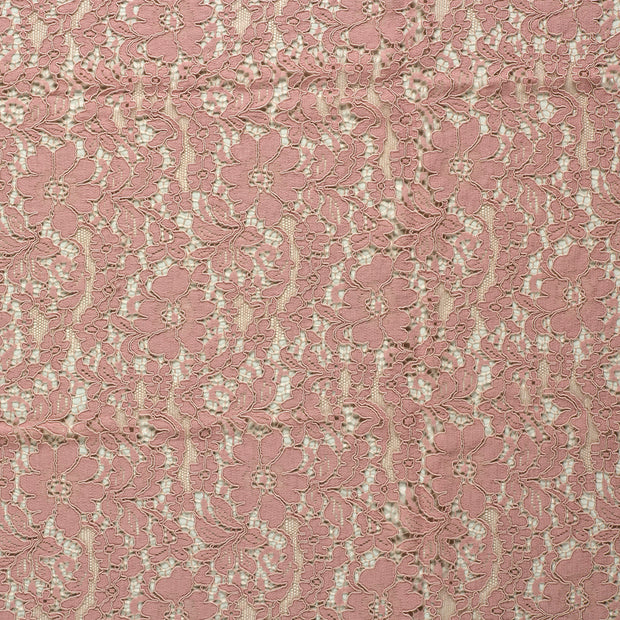 Encaje tela Rosa antiguo mate 
