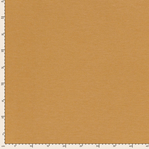 Poly Viscose Jersey fabrik Melange Ocker
