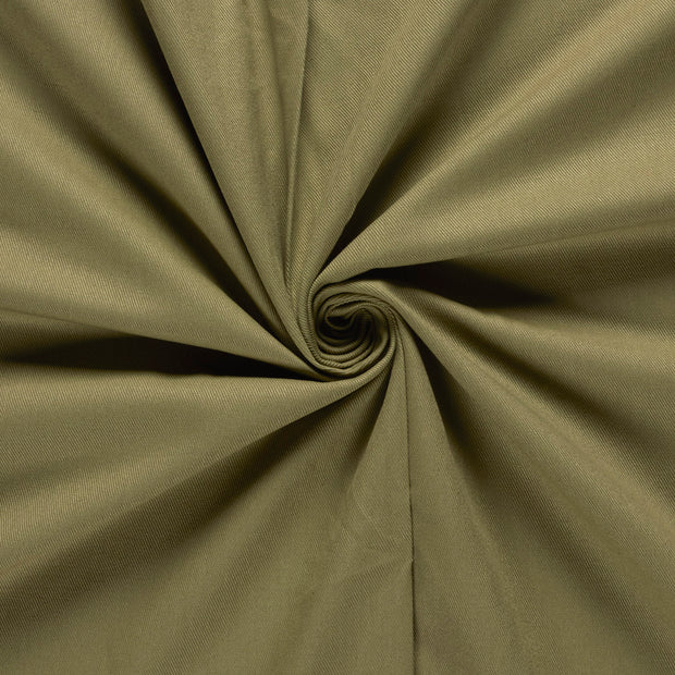 Vaquero tela Verde caqui prelavado 