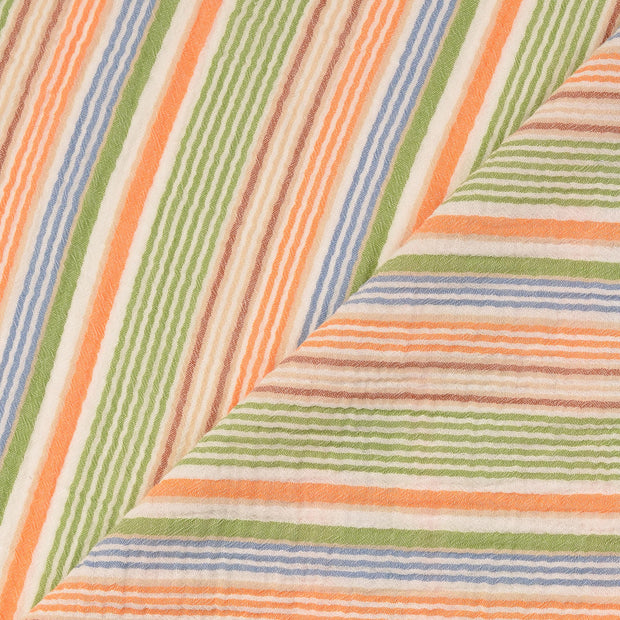 Muslin fabric Multicolor yarn dyed 