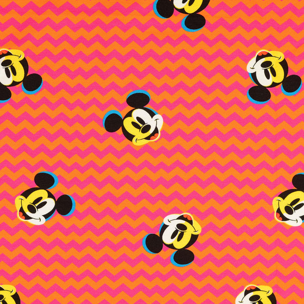  stof Mickey Mouse Roze