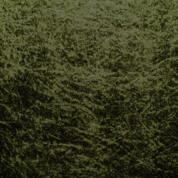 Velours fabric Khaki Green shimmering 