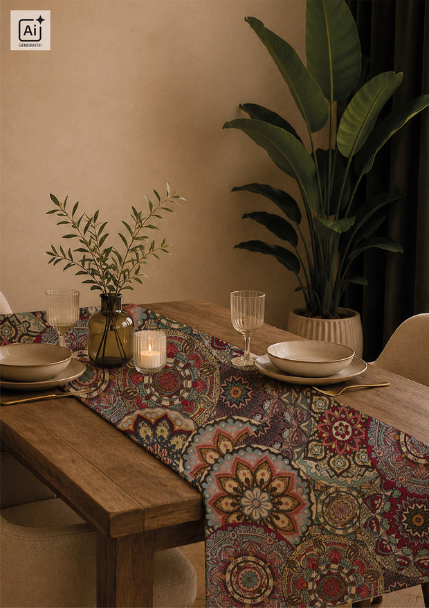 Gobelin fabric Mandala's Beige