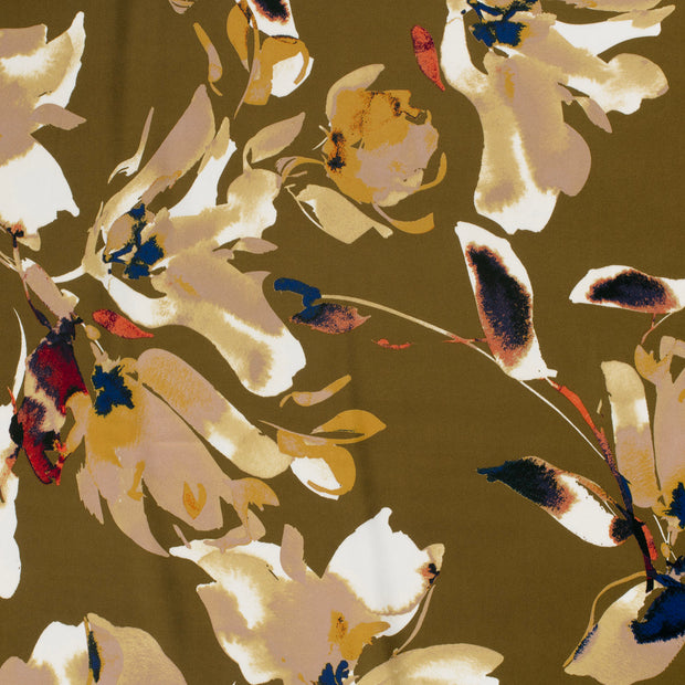 Satin Duchesse fabric Taupe Grey slightly shiny 