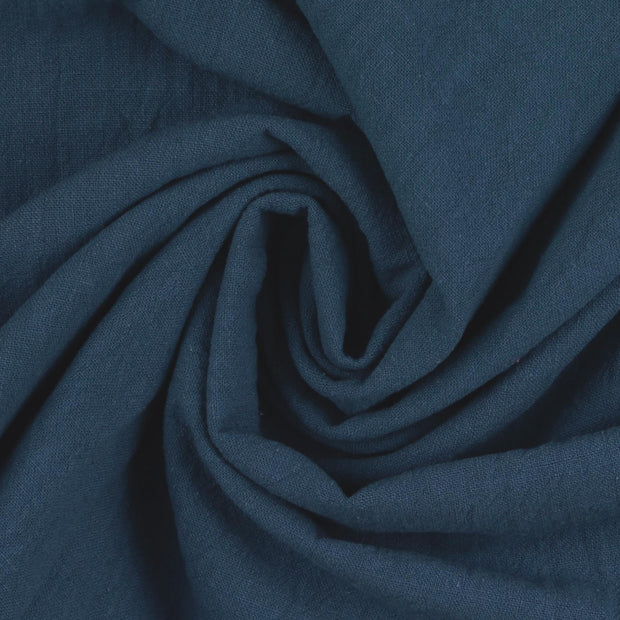 Popeline de Coton tissu Cobalt 