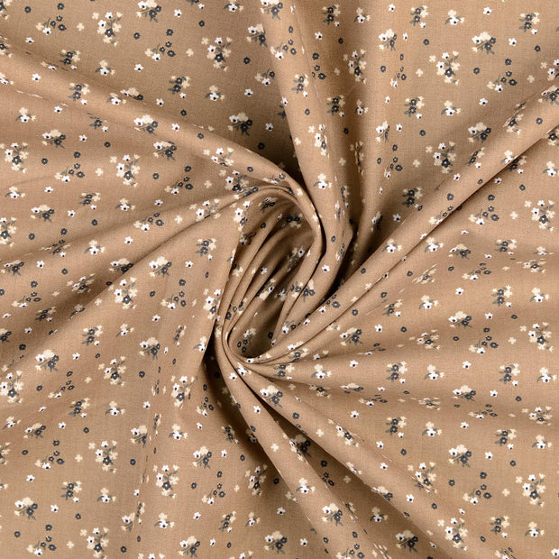  fabric Beige printed 