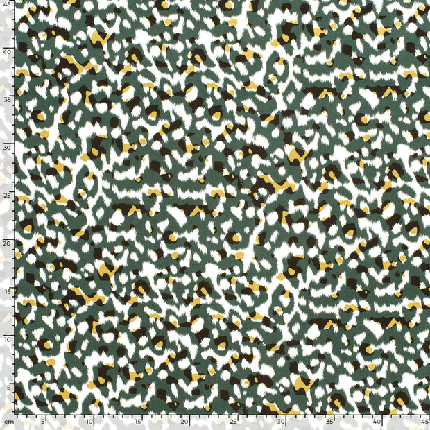 Viscose Jersey fabric Panther Dark Green