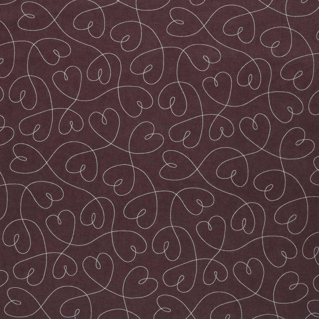 Flannel fabric Mauve 