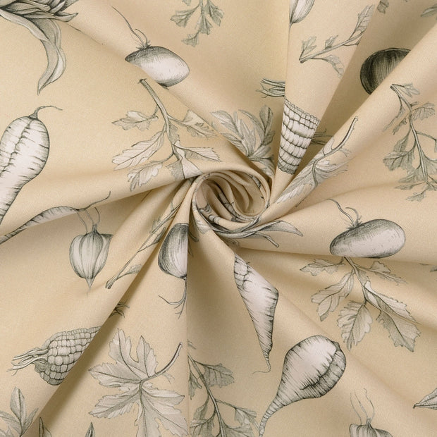 Cretonne stof Beige 