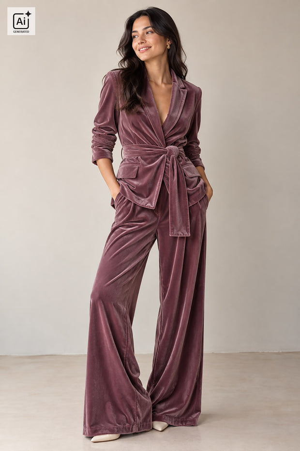 Supersoft Velvet fabrik Uni Altrosa