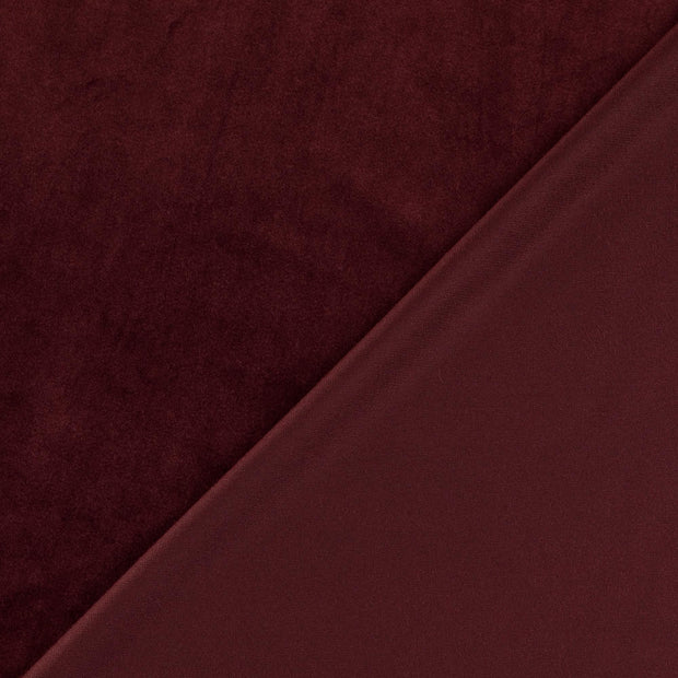 Tela de terciopelo tela Mauve 