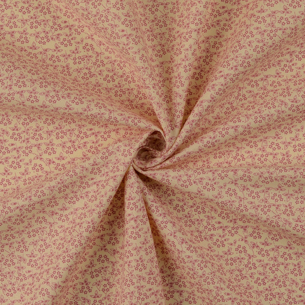 Cotton Poplin fabric Old Pink 