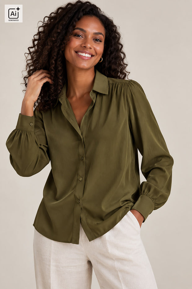 Viscose Poplin stof Effen 