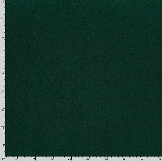 Satin Jacquard tissu Unicolore Vert foncé
