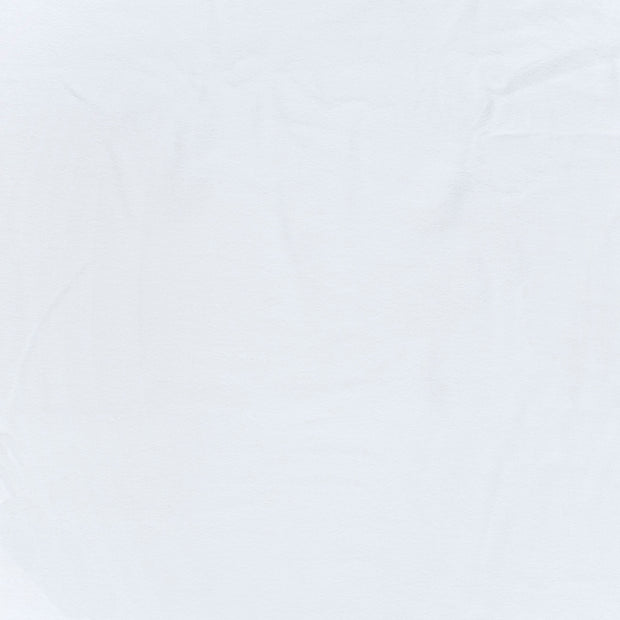 Cotton Fleece fabric Optical White soft 
