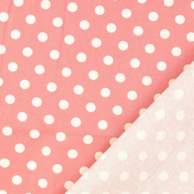 Cretonne tissu pois 