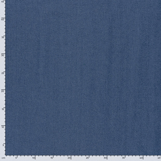 Jeans tissu Unicolore Bleu acier