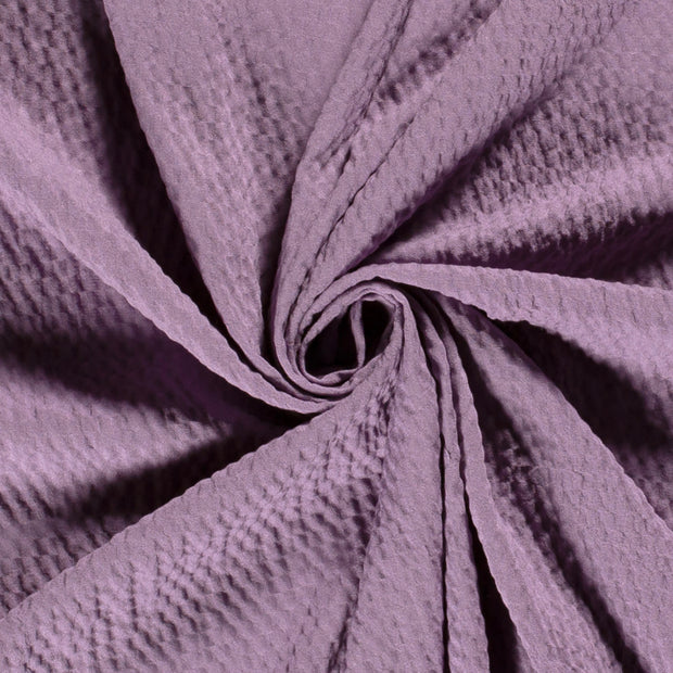 Viscose Bubble fabric Unicolour Lila
