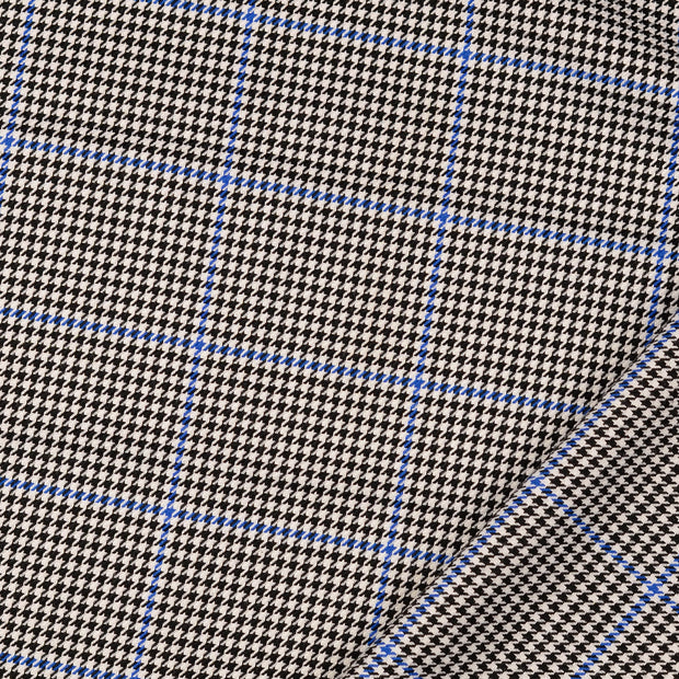 Geweven Polyester stof Pied de Poule garengeverfd 