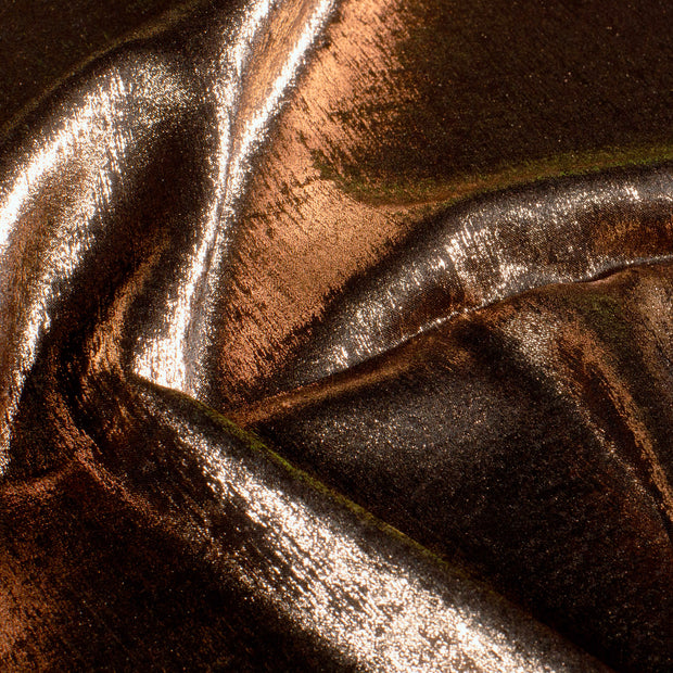 Satin fabric Unicolour Bronze
