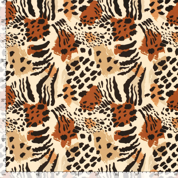 Swimwear Jersey UPF50 Recycled tela Animales Ladrillo