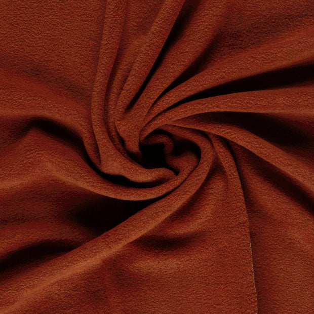 Polaire tissu Brique 