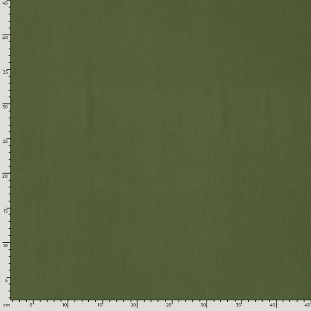Bamboo Poplin fabric Unicolour Khaki Green