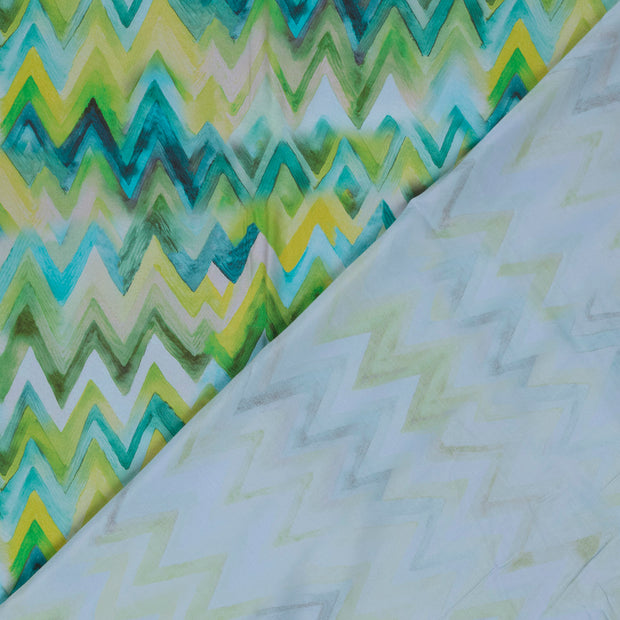 Viscose Satin fabric Abstract digital printed 