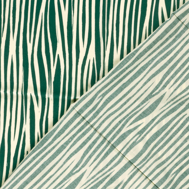 Bamboo Poplin fabric Stripes printed 