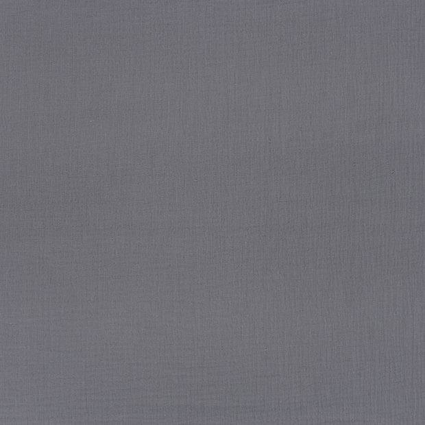Muslin fabric Grey matte 