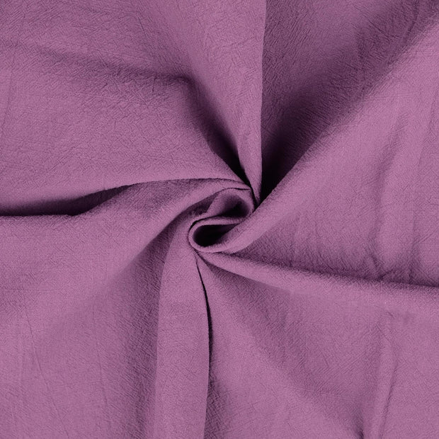 Popeline de Coton tissu Mauve 