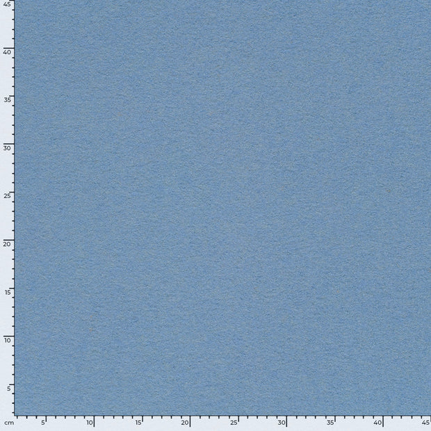 Paño de lana tela Unicolor Azul bebé