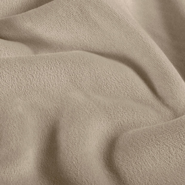 Velours tissu Unicolore Beige