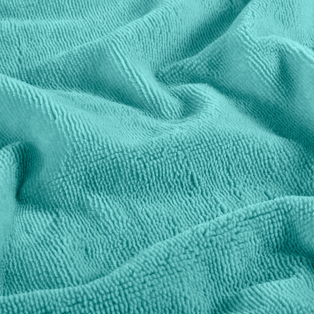 Bambus Fleece fabrik Uni Petrol