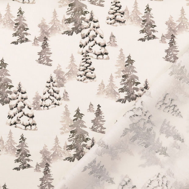 Cotton Poplin fabric White 