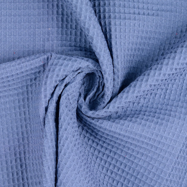 Waffle piqué fabric Indigo 