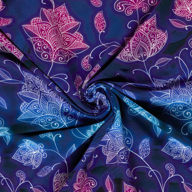 French Terry fabric digital printed 