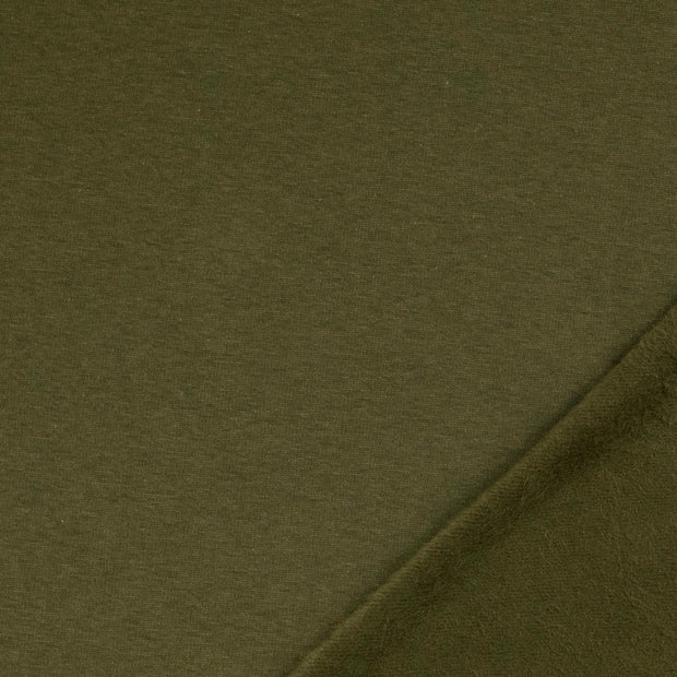 Polaire des Alpes tissu Unicolore brossé 