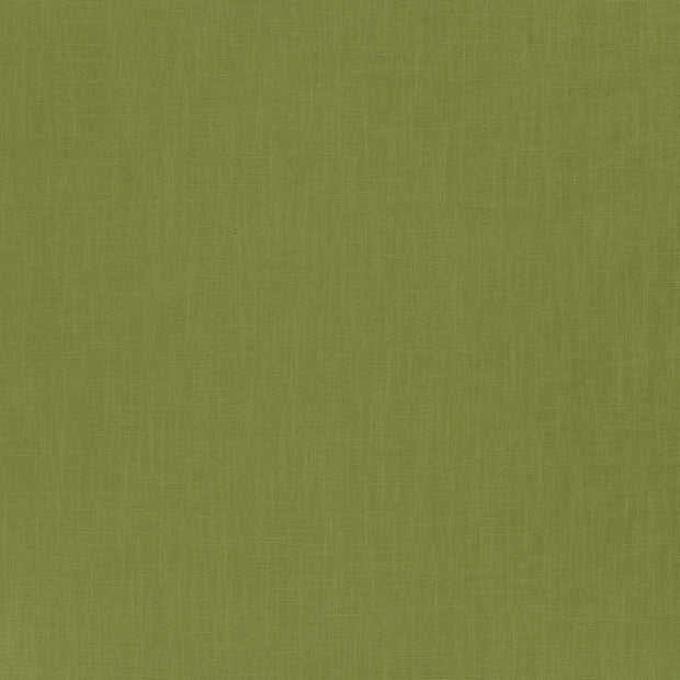 Ramie Lin tissu Vert Olive mat 