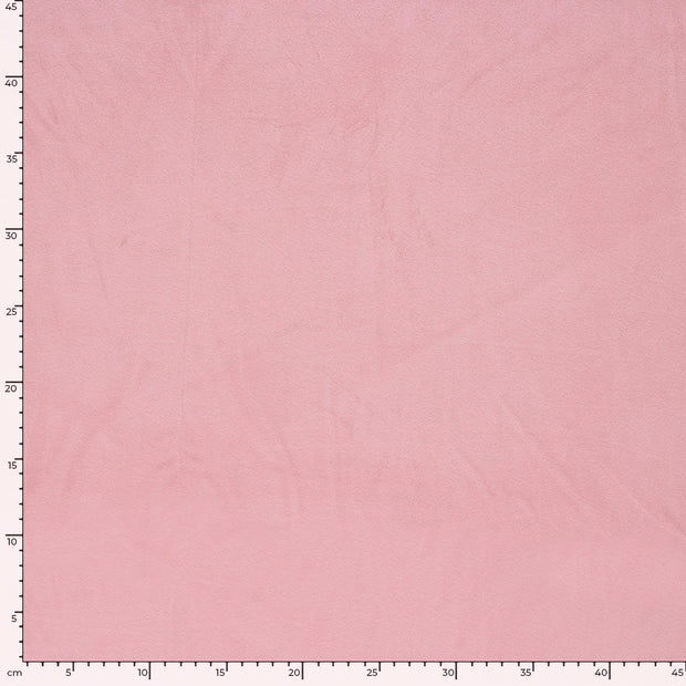Supersoft Velvet tissu Unicolore Rose