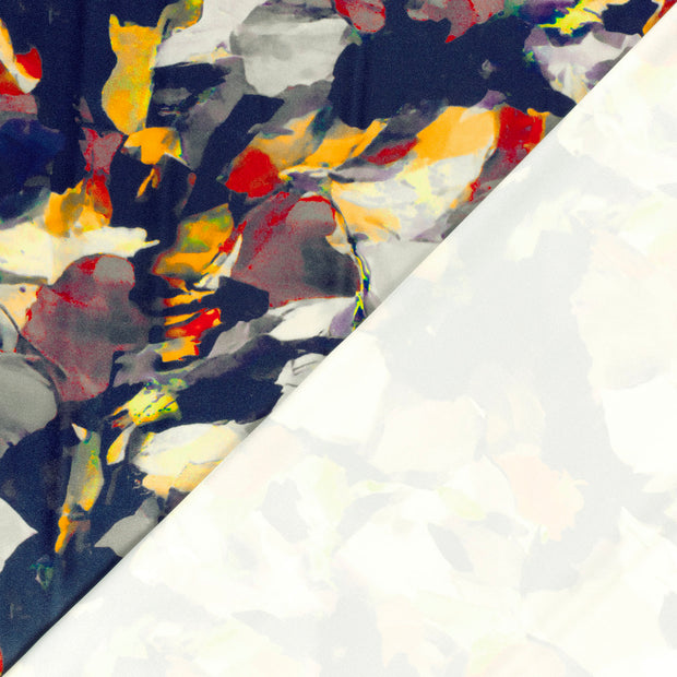 Satén tela Abstracto estampado 