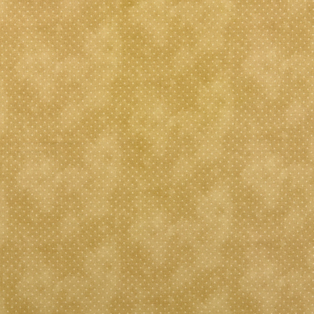 Cotton Poplin fabric Geometric pattern Beige