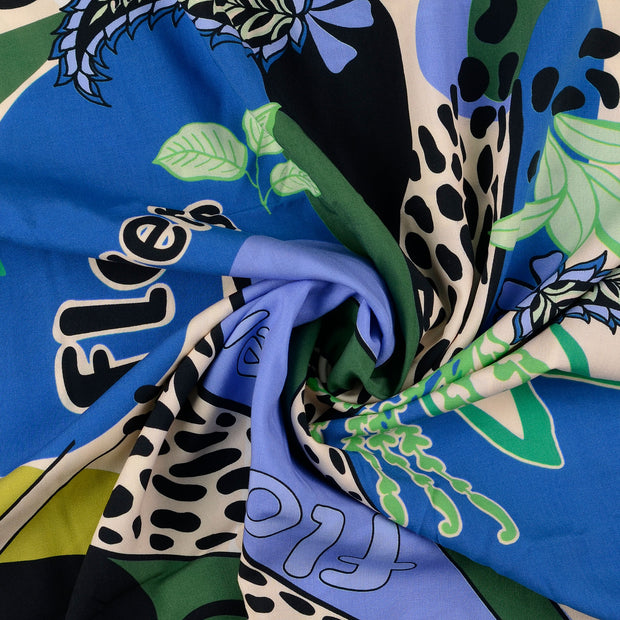 Viscosa Poplin tela Multicolor 