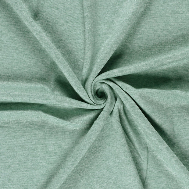Heavy Knit tissu Menthe foncée brossé 