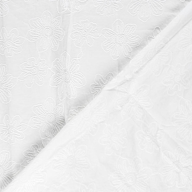  fabric Unicolour embroidered 
