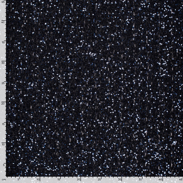 Mesh fabric Unicolour Navy