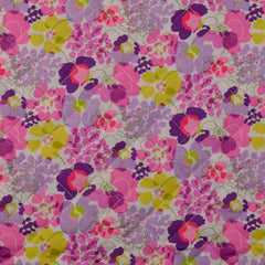 printed Flowers Pink